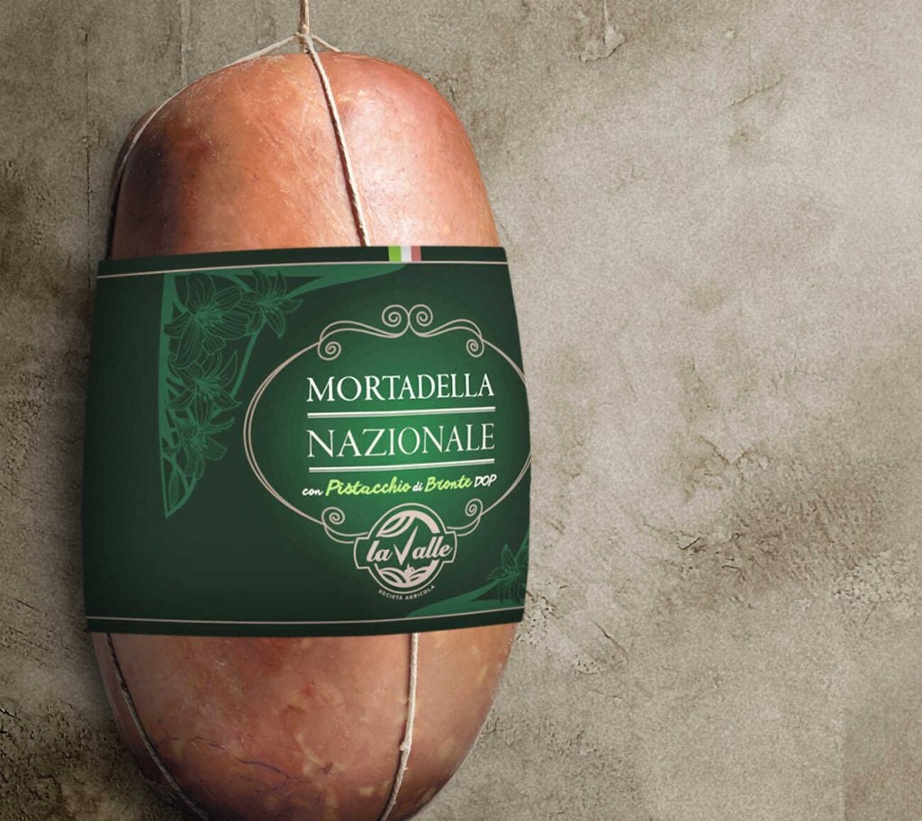 Mortadella Nazionale con pistacchi di Bronte Dop La Valle